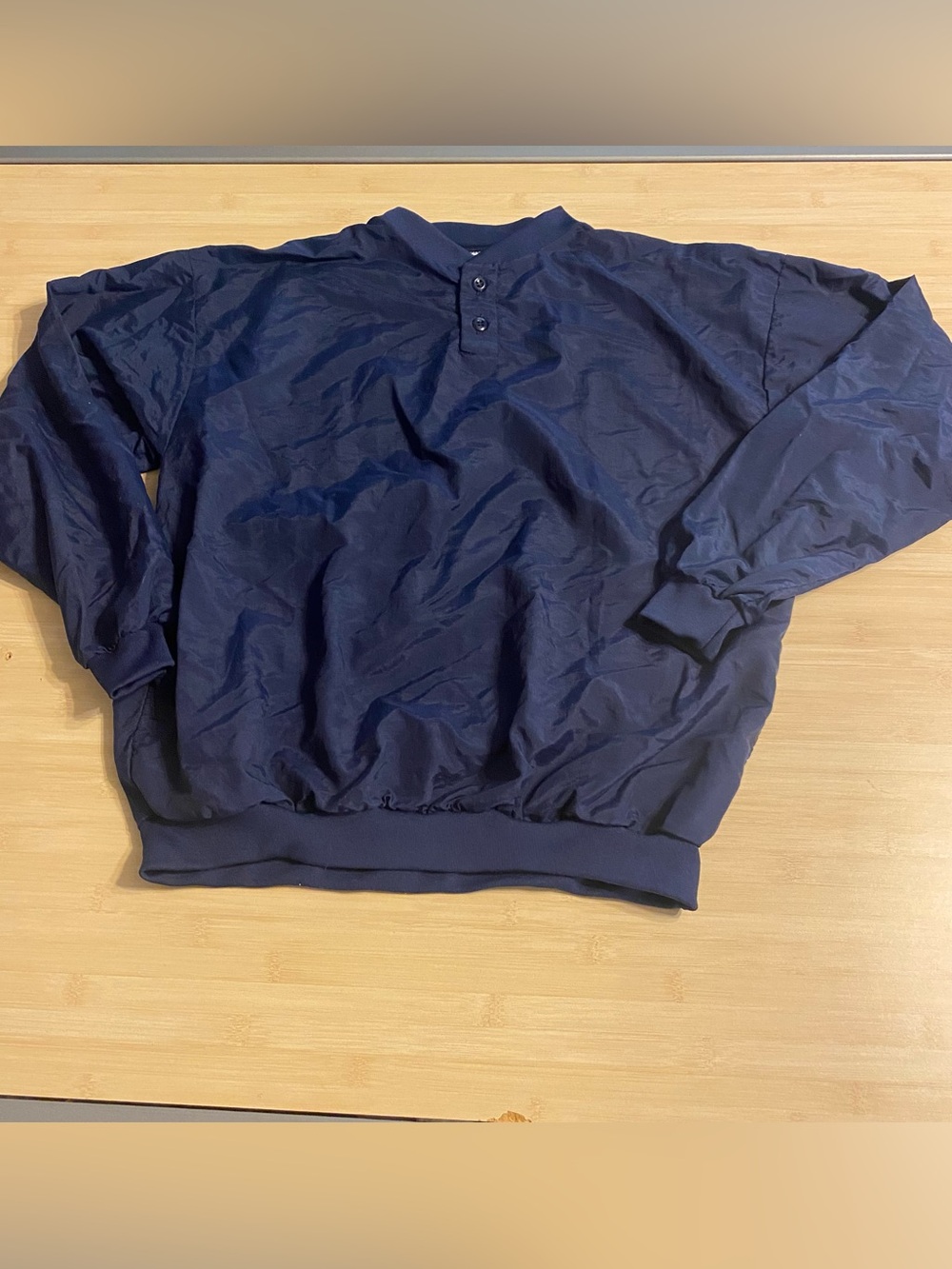 Augusta Sportswear Mens Pullover Sweatshirt Windbreaker Medium USA Made Mark